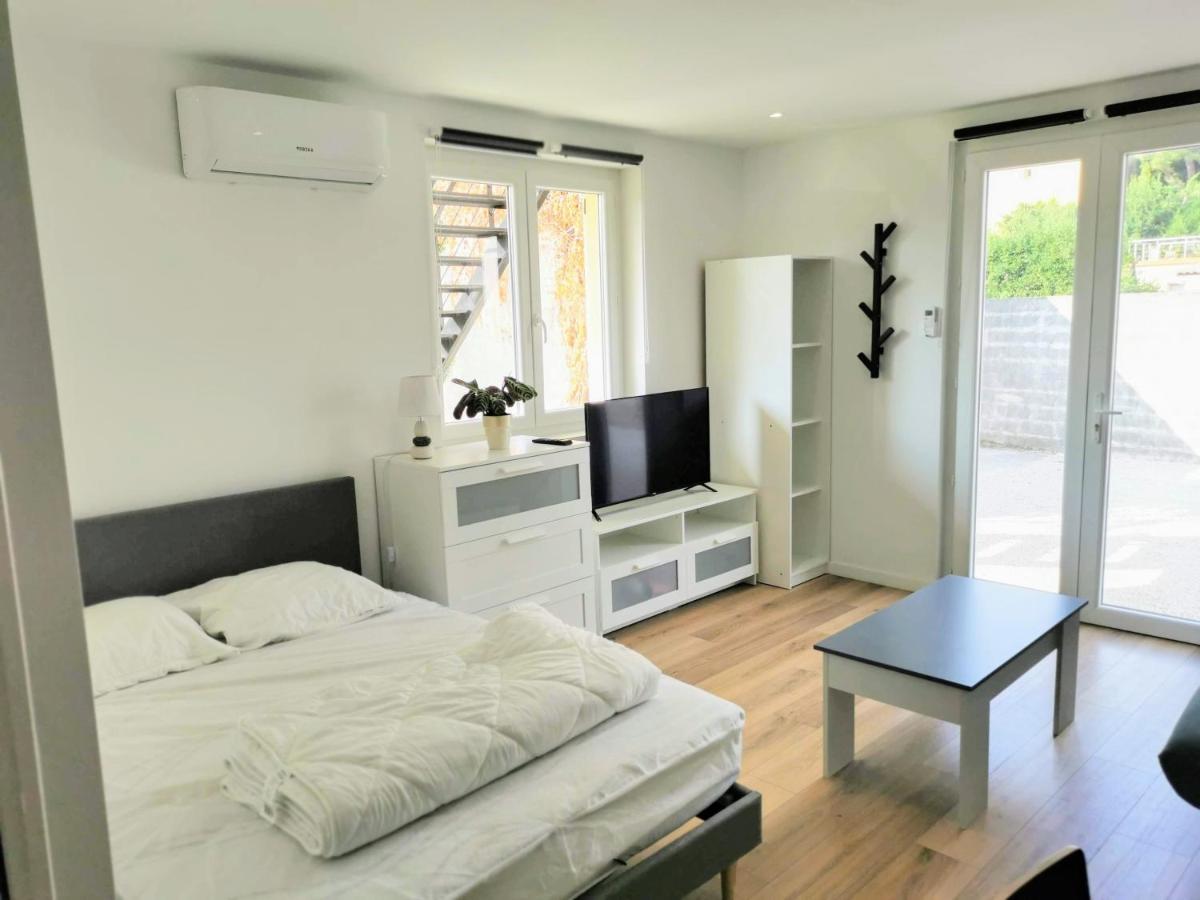 Appartement Climatise Golfe-Juan Plage ヴァロリス エクステリア 写真